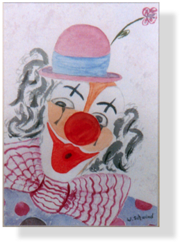 (01) Clown-Aquarell
30 x 20 cm, 1990